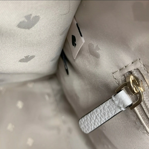 Kate Spade Rowe Perforated Leather Medium Top Zip Satchel Crossbody Bag purse - Picture 9 of 9